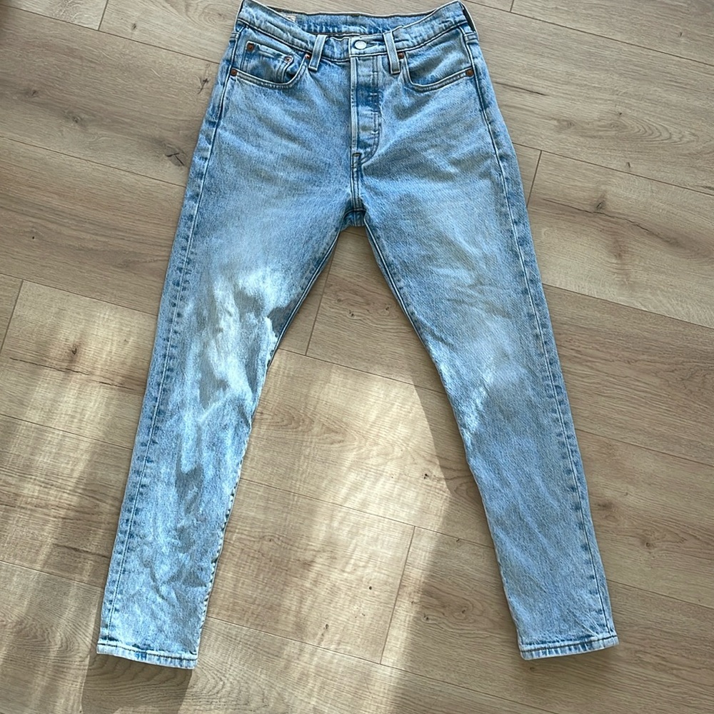 Levi’s 501 Skinny High Rise Button Fly Color Tango